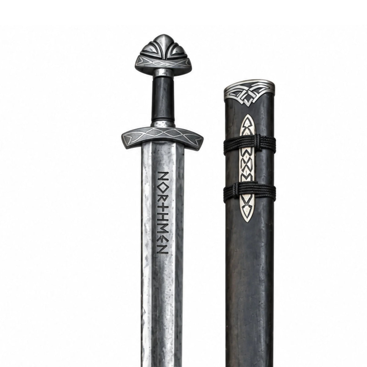 Hand Forged Damascus Steel Northmen Sword Replica