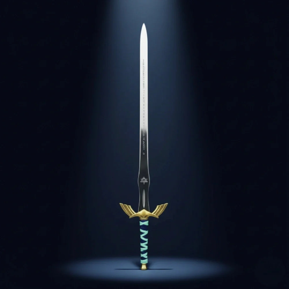 Premium crafted Zelda Master Sword detailed close up